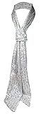 HI-party Small scarf with fashionable sequins for decoration (Laser white)