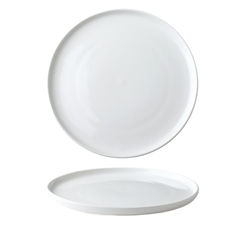 Creative - Juego de platos de cerámica redondos de color sólido para pasta, filete, sushi, aperitivos y postres, colección de platos de calidad de restaurante (6 pulgadas)