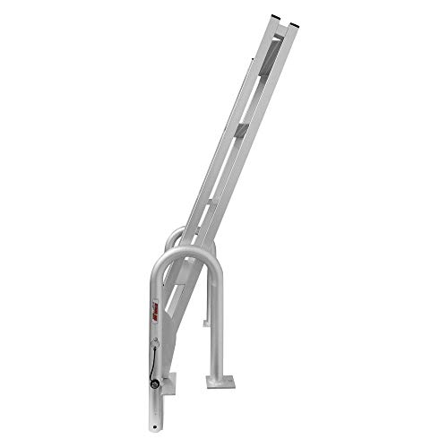 Extreme Max 3005.4227 Heavy-Duty Aluminum Slanted Flip-Up Dock Ladder with Comfort Use Round Tube Frame - 4-Step, 300 lbs. Weight Capacity by Extreme Max - Image 7
