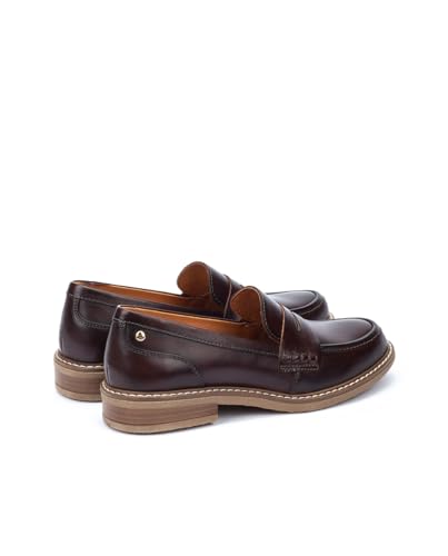 Image of PIKOLINOS Aldaya W8J-3541 Women's Loafers - Premium Calfskin Leather Slip-On - Lightweight Comfort, Removable Insole, Medium & Wide Width Ergonomic Everyday Support