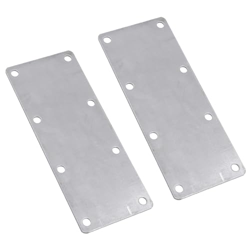Image of AB Tools 500KG Mounting Plate (Pair) 8 Hole Suspension Unit Welding Weld On Plate