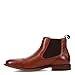 STACY ADAMS Mens Maury Cap Toe Chelsea Boot, Cognac, 9 US