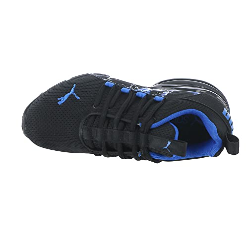 PUMA Axelion Lightning JR Boys Youth Running, Preto, azul royal, 4.5 Big Kid