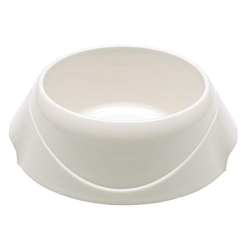 Ferplast Ciotola per Cani Magnus - Ciotola per Cani in Plastica Resistente, Antiscivolo, 2 Litri, Grigio