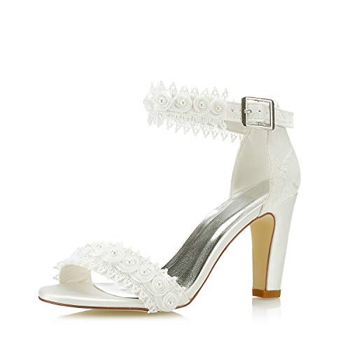 Chaussures de mariée bout ouvert pour cérémonie en extérieur et soirée JIAJIA