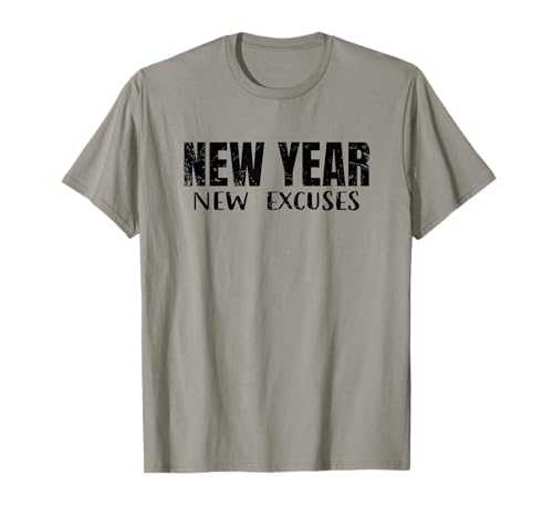 New Year New Excuses Resolutions Humor Gym Funny New Year