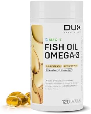 Dux Nutrition Ômega 3 Premium | 660mg EPA + 440mg DHA - 120 Cápsu...