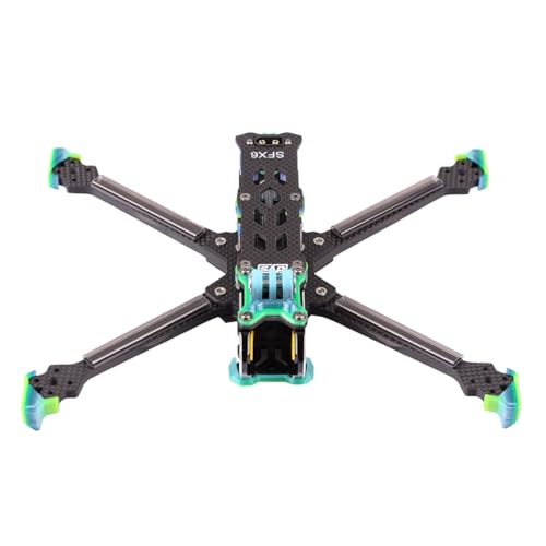 FPV Drone Frame Kit,Carbon Fiber 6 Inch Support,Compatible with D-J-I O3 Air Unit,for RC Racing...
