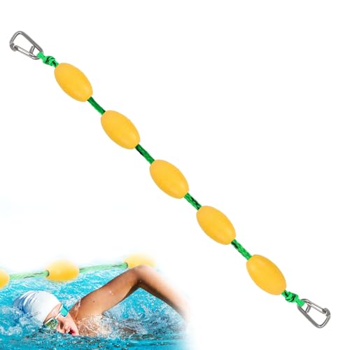 Corde sécurité visible pour piscine de 5m avec flotteurs et clips - 2