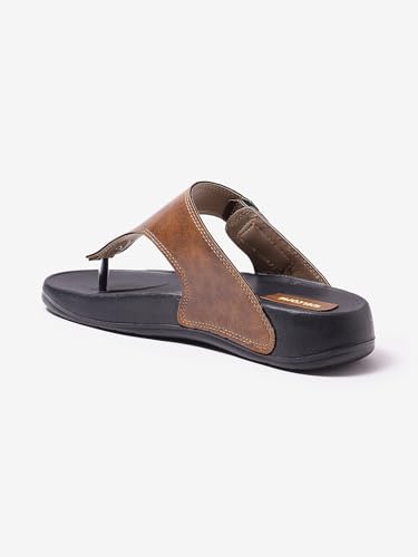 Image of WELCOME Soft Men's Slippers with Cushion FootBed for Adult | Comfortable & Light Weight | Stylish & Anti-Skid | Waterproof & Regular Flip Flops for Gents /Boys