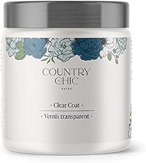 Clear Coat - Eco-Friendly Clear Satin Sheen Top Coat for Chalk Style Furniture Paint, Very Durable, Non Yellowing, Waterproof Sealant for High Traffic Furniture - Indoor/Outdoor - Pint (16 oz)
