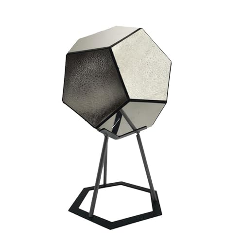 Lampe infini dodécaèdre spirale 3D 20cm - Veilleuse planétarium