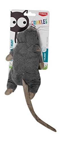 Maus Katzenspielzeug Selbstbeschäftigung aus Knisterpapier und Katzenminze| Interaktives Katzenspielzeug unterstützt die Physische und Mentale Entwicklung der Katze|x1 Katzen Zubehör| 20cm groß – Bild 4