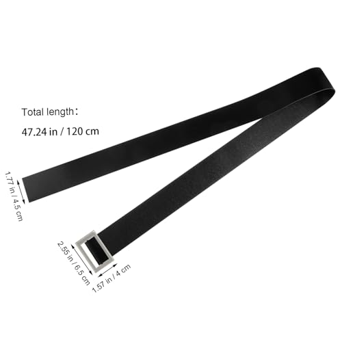 3pcs Santa Claus Costume Belt with Buckles Christmas Clothing Accessories Easy to Clean for Holiday Celebrations and Costume Parties2