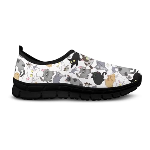 Art Sneakers for Women Slip on Loafers Comfy Non Slip Walking Sneakers for Outdoors Travel Easy to Wear4