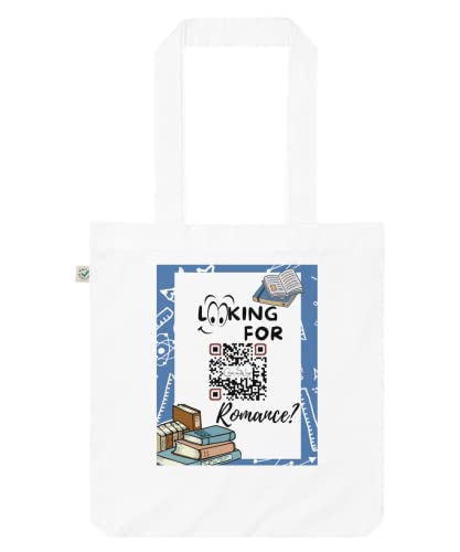 Carmen Weiz Borsa Tote Bag per le amanti di romanzi rosa e young adult - motivo Looking for Romance