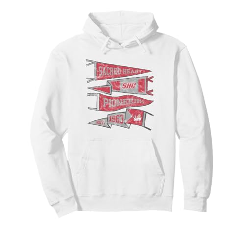 Sacred Heart University Pioneers Distressed Pennants Pullover Hoodie