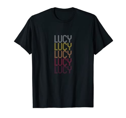 Lucy Nombre Regalo Personalizado Nombre Camiseta
