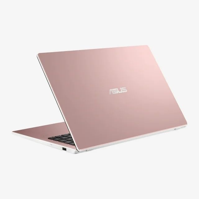 Image of Asus ASUS Vivobook Go 15.6'' FHD Laptop, 4-core Intel Pentium N6000(up to 3.3 GHz), 4GB RAM, 128GB eMMC, Win 11, Office 365 1-Yr, Long Battery Life +GM Accessories, Pink