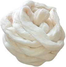 Cotton for Pooja Wicks, Cotton Roll for Pooja Room, Loose Cotton for Pooja, White, 250 Gram