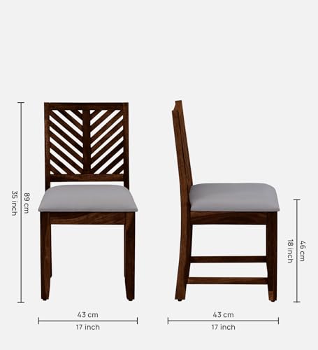 Image of Solid Sheesham Wood 4 Seater Dining Table Set for Home and Kitchen, Sheesham Wood 4 Seater Dining Set