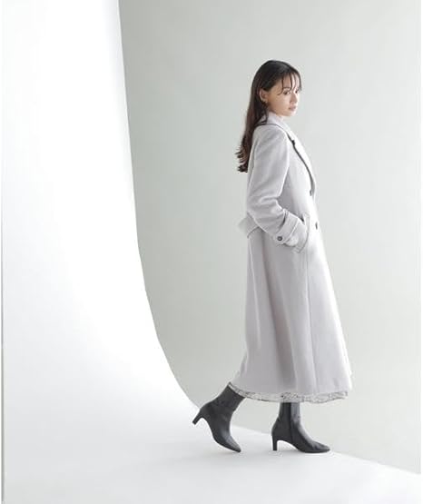 Amazon | [ナチュラルビューティーベーシック] アウター ビッグカラー