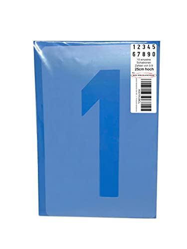 Stencil numerici n. 35, 25 cm di altezza dei