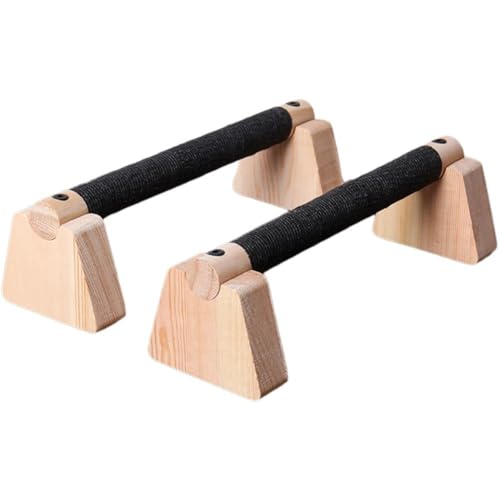 Casiler Klimmzugständer-Griffe Aus Holz, Push-up-Stange, Buchenholz,...