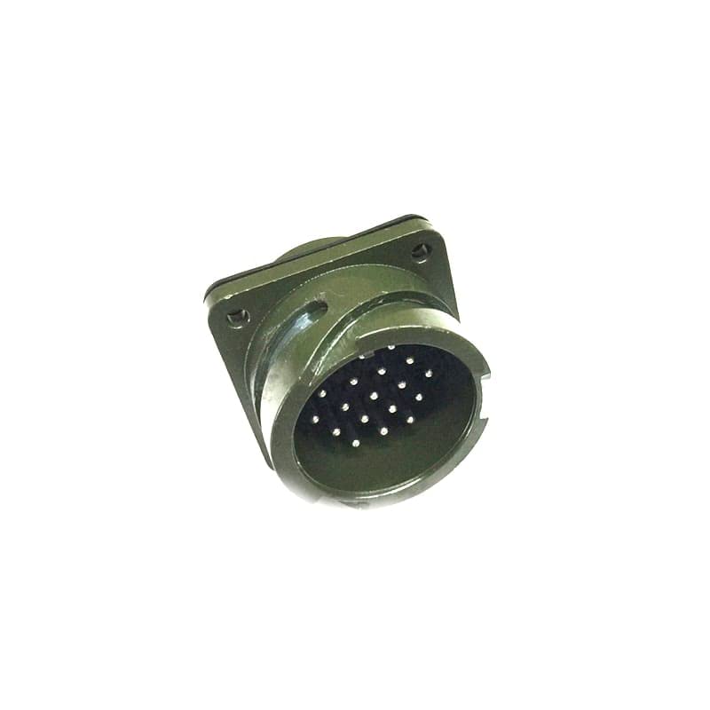 Military Spec Connectors MS3102A22-14 Circular Connector MIL-DTL-5015 Series Box Mount Receptacle 19 Contacts Solder Pin Bayonet Connector