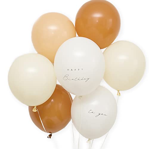 Hanamei 1歳 バースデー バルーン 飾り付け ニュアンス カラー レターバルーン HAPPY BIRTHDAY 風船 飾り くすみ 誕生日 パーティー 男 女 装飾 フォトブース 流行 スタイル