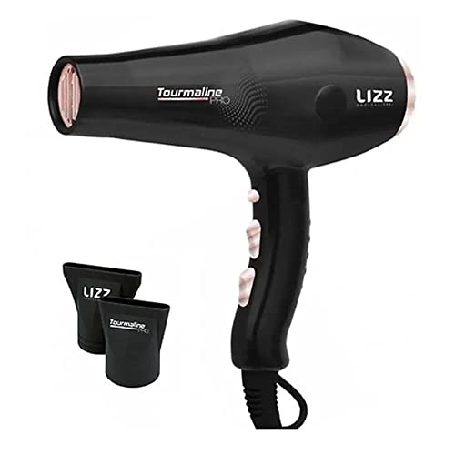 Lizz Professional Secador De Cabelo Secador De Cabelo Profissional Tourmaline Pro 2400W-220V St0004B Preto