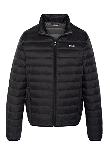 Schott NYC Unisex Oaklandrs Ultraleichte Daunenjacke aus Federn, Schwarz,...