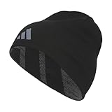 Adidas Mens Reversible Skully Beanie – Two-Sided Skull Cap Winter Hat