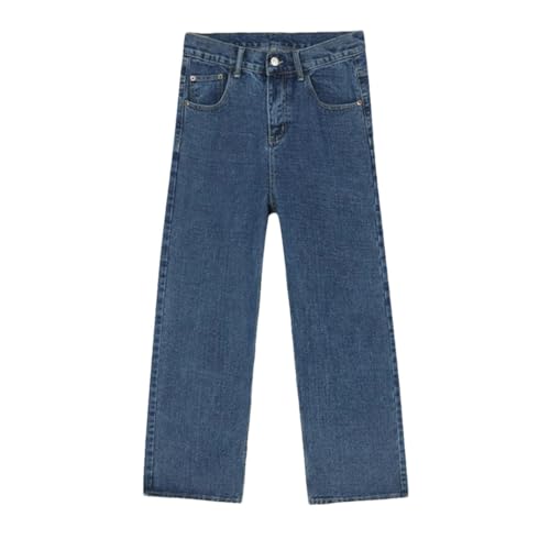 Men's Wear Slim Jeans Korean Straight Tube Solid Color Denim Pants