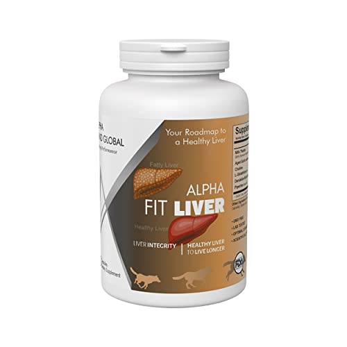 Alpha-Fit Liver Capsule | Blend of Milk Thistle- Aged Garlic Extract- Choline- L-Glutathione- Dandelion Root Extract | Liver Detox Supplement Liver support | Protection Against Fatty Liver | 60 Capsule
