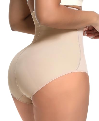 Image of Werena Tummy Control Shapewear for Women High Waisted Body Shaper Panties Seamless Shaping Underwear Panty Girdle
