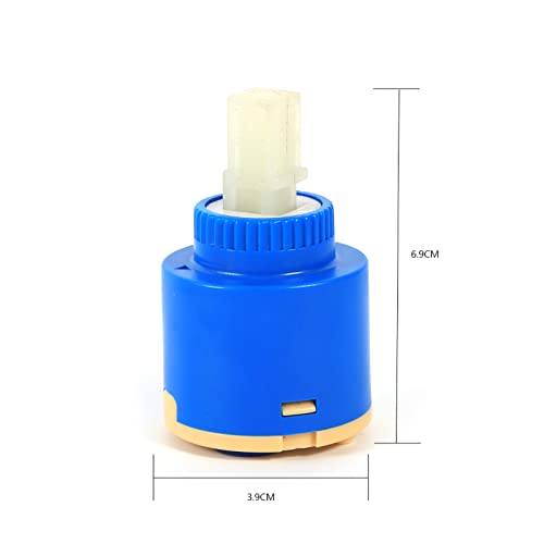 Yctze Blue Practical 35/40mm Ceramic Cartridge Water Mixer Tap Inner Control Faucet Valve (40mm) - Image 3