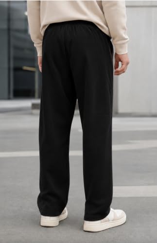 Image of Preneum Men Mid Rise Poly Cotton Loose Fit Trouser || Korean Style Travel & Lounge Wear with Pockets (Available in Plus Size) (Combo Pack of 3)