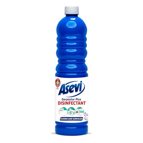 Asevi Disinfectant Cleaning Liquid – Floor and Surface Cleaner – Strong Formula for Floors, Tiles, Surfaces and Household Protection – 1L Bottle