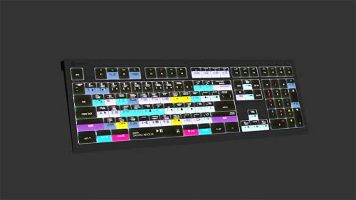 Image of Logickeyboard ASTRA2 Backlit Keyboard for Davinci Resolve - Mac