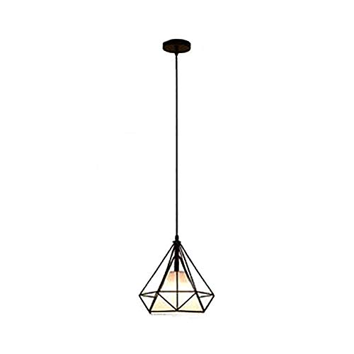 Chandelier en diamant luminaire nordique noir suspension cuisine salon chambre