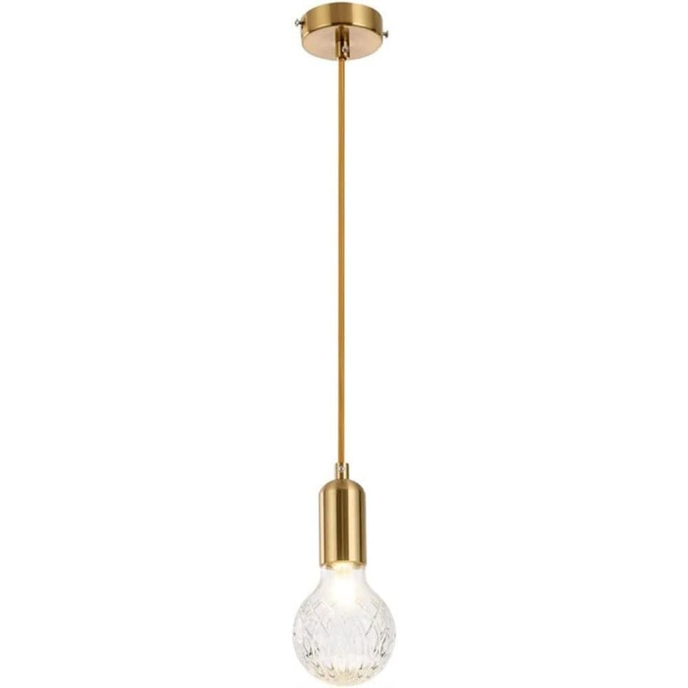 Luces colgantes modernas de cristal para techos de salones y café 8