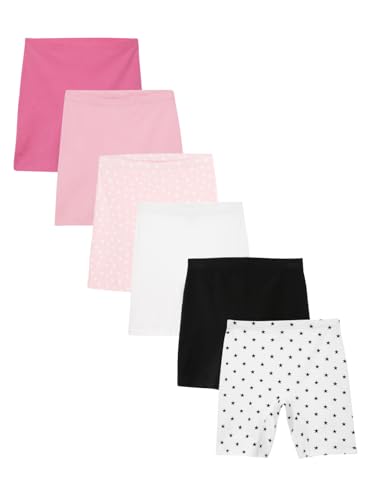 Image of mackly Girls Inner Shorts (Pack of 2) | 2-in-1 Seamless Panty Shorts with Gusset | Soft Breathable Base Layer for Dresses, Skirts