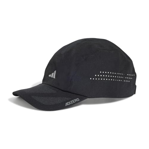 adidas Unisex Runningxadizero Lightweight Climacool Hat, Black/Reflective Silver, L-XL – Ansicht 1