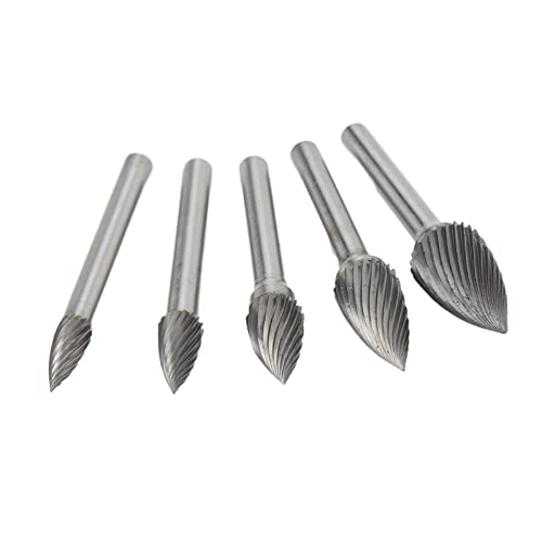 Kit de fresas rotativas de carburo G Type, 5 piezas miniatura 6