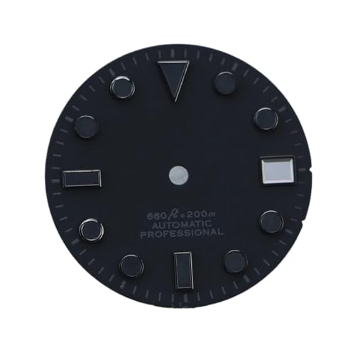 Cadran de Précision 28.5mm sans Logo avec Index Pistolet Vert