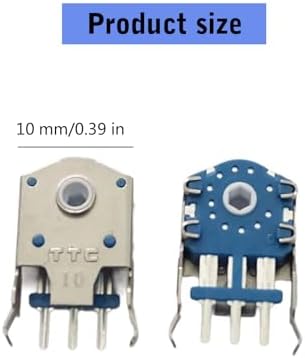 SEEXDDT 8mm 9mm 10mm 11mm Silver Scroll Encoders, Precisions Scrolling Enhanced Silver Wheel - 2