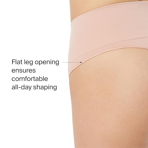 Image of SPANX SPANXshape Everyday Shaping Thong - Core Control Shapewear Underwear - Invisible Under Clothes - Seamless Design