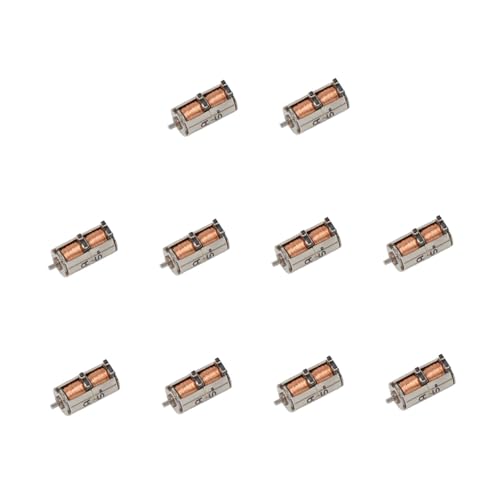 Acxico 10 piezas CC 5 V 2 fases 4 cables micro mini ultra pequeño 0.157 in precisión motor paso a paso DIY