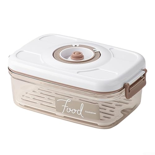 Eawfgtuw Vakuum-Aufbewahrungsbox für Lebensmittel mit Vakuumanschluss, auslaufsicher, versiegelter...